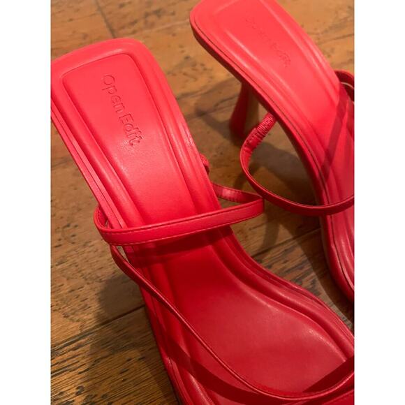 NWOT Open Edit Strapy Heels - Picture 2 of 4
